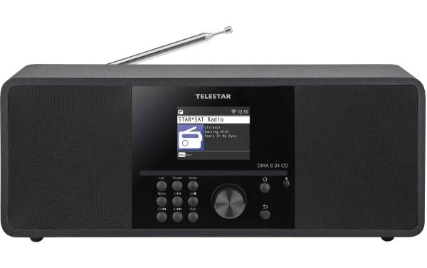 Telestar Radio/CD-Player DIRA S 24 CD Schwarz