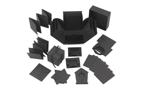 Creativ Company Geschenkschachtel Explosion Box Schwarz