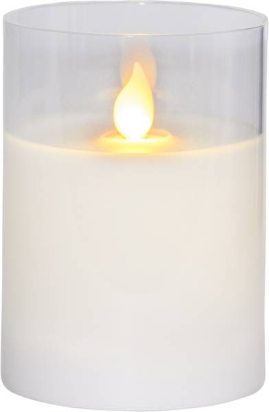 LED Pillar Kerze M-Twinkle