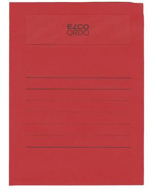 Sichthülle Ordo volumino A4 rot 50 Stück ELCO 29465.92