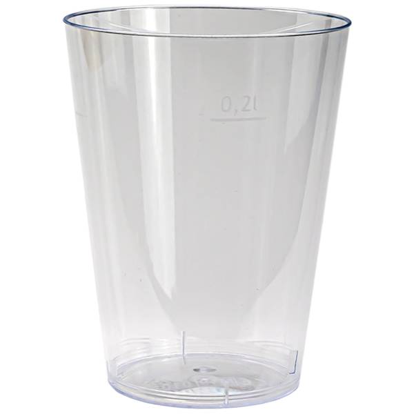 Trinkbecher 2dl glasklar 50 Stück EJS 1115.1003