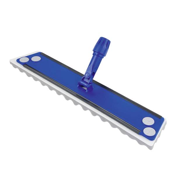 10x Trapez-Wischer mit Schaumstoffunterseite blau 570x97mm