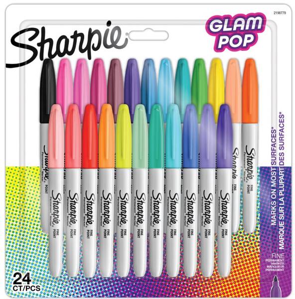 Sharpie Permanent-Marker FINE 'Glam Pop', 12er Blister